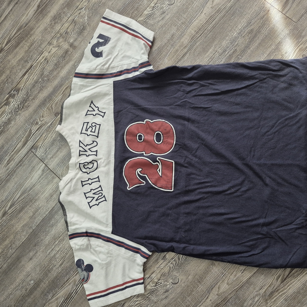 Disney Navy and White Mickey Mouse Short Sleeve Tee - Picture 4 of 4
